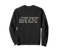 AI Prompt Ingegnere Coder Umorismo Tech Nerd Machine Learning Felpa