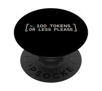 AI Prompt Ingegnere Coder Umorismo Tech Nerd Machine Learning PopSockets PopGrip Adesivo