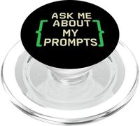AI Prompt Ingegnere Coder Umorismo Tech Nerd Machine Learning PopSockets PopGrip per MagSafe