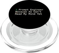 AI Prompt Ingegnere Coder Umorismo Tech Nerd Machine Learning PopSockets PopGrip per MagSafe