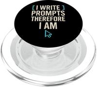 AI Prompt Ingegnere Coder Umorismo Tech Nerd Machine Learning PopSockets PopGrip per MagSafe