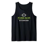 AI Rubato Il Mio Lavoro Divertente Tech Humor Robot Canotta