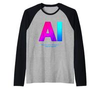 AI sarcastica Che Dice perché l'intelligenza Umana ha Bisogno di Un aggiornamento Maglia con Maniche Raglan