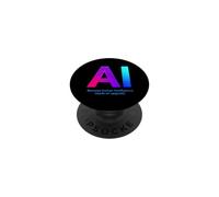 AI sarcastica che dice perché l'intelligenza umana ha bisogno di un aggiornamento PopSockets PopGrip Adesivo