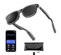 AI Smart Glasse con chat GPT per uomini e donne, occhiali Bluetooth multifunzione con traduzione, chiamata, assistente vocale, altoparlante stereo aperto, filtro luce blu e protezione UV, custodia
