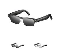 AI Smart Glasses 2025 - Real-Time AI Translator Glasses with 8MP Camera, 1200P Video, BLE 5.4, 270mAh Battery for iOS & Android (B)