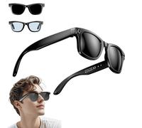 AI Smart Glasses,Cyanvue Ai Smart Glasses,800w HD Photo and Video Shooting Sports Anti-Shake, Chat GPT, Voice Assistant, Real-time Translation (Black)
