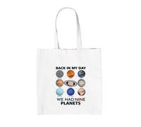 Ai Tempi Miei 9 Pianeti - Borsa In Tela - PLUTONE Astronomia Divertente Scienza