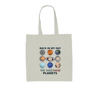 Ai Tempi Miei 9 Pianeti - Borsa In Tela - PLUTONE Astronomia Divertente Scienza