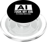 AI took my job funny artificial intelligence ai shirt PopSockets PopGrip per MagSafe
