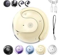 Ai Translation Wireles Bluetooth5.4 Earphones (Fit for Ios & for Android), Earpiece Language Translator in Real Time, Open Ear Ai Headphones, Electronic Foreign Wireless Translators Earbuds(Beige)