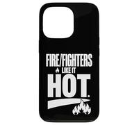 Ai vigili del fuoco piace caldo Bold Flame Typography Custodia per iPhone 13 Pro