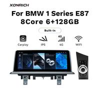 AI Voice Wireless CarPlay Car Radio Multimedia per BMW serie 1 E81 E82 E87 E88 2005-2012 DSP GPS 8 Core 6 + 128 GB GPS Autoradio