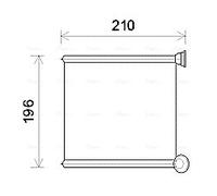 AIA6385 AVA QUALITY COOLING Scambiatore calore, Riscaldamento abitacolo per AUDI