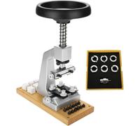 AIAMEWYT Strumento per aprire la cassa dell'orologio da banco con 6 matrici scanalate e supporto regolabile per orologi con fondello a vite