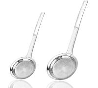 Aiareozy 10/12cm Schiumarola Acciaio Inox, Schiumarola per Fritti, Ragno da Cucina Acciaio, Colino Fritto, Ragno Cucina per Cucinare, Friggere, Arrostire, Pasta o Gnocchi in Cucina