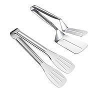 Aiareozy Pinze da Cucina in Acciaio Inossidabile, 2 Pezzi pinze per Barbecue, Pinze per Bistecca, Pinze per Griglia, Pane Clip Pinze, Pinze per Alimenti, Cucine, Ristoranti, Pizza, Fritto Pesce