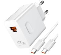 AIAUXAI 100W SuperCharge Caricabatterie USB C per HONOR 400 Magic7 Pro Magic6 Lite 200 Pro 200 Lite Adattatore con Cavo C to C 1M 6A Ricarica Rapida per HONOR 90 Lite 70 Magic V3 X6b X8a X7a X7b Pad