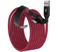 AIAUXAI Cavo USB Type-C per HONOR Magic7 Pro Magic6 Lite 200 Lite Magic V3 1.8M 100W 90 Gradi Nylon Cavo Tipo C Supercharge 80W Cavo di Ricarica per Honor 200 Pro 200 Smart 90 Lite X6b X8a P30 Pad X9