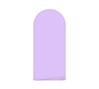 AIBIIN Copertura per struttura ad arco con parte superiore rotonda, colore viola uniforme, 0,6 x 1,5 m, bifacciale, adatta a supporto per fondale per matrimoni, cerimonie, feste di compleanno, baby
