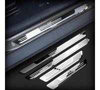 AIBINGBH 4 Pezzi di Protezioni per Battitacco per Portiere per BMW 5 Series F10 M5 2012-2015 2016, Auto Acciaio Battitacco Adesivo Trim Antiscivolo,D
