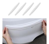 AIBINGBH 4 Pezzi Protezione per Auto per Smart Fortwo Forfour 453 451 450 2000-2020 2021 2022 2023 Angolo paraurti Guardia Protezione Anti-graffio Strisce adesive,Bumper Anticollisione,C