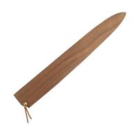 Aibote - Custodia in legno di noce nero naturale fatta a mano per coltello da sashimi giapponese, copertura in legno con perno in ottone, coltelli da chef, protezione per Yanagiba Sujihiki (Yanagiba