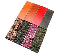 Aibote Fibra di vetro G10 Spotted Snake onde sonore coltello manico materiale lastre coltelli Custom DIY Tool for Knife making vuoto lame(Una sola maniglia, non un set)