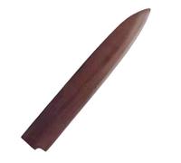 Aibote Guaina per coltelli da sashimi giapponese, realizzata a mano, in legno naturale wengé, custodia magnetica per coltelli Yanagiba Sujihiki (240 mm)