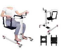 AIBOTY Ascensore per Pazienti 4 in 1 per Casa, Sedia a Rotelle Sollevamento, Regolazione Altezza/Larghezza, Sollevatore di Pazienti per Trasferimento, Trasferimento della Sedia in Auto