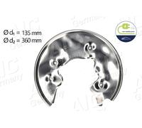 AIC 56149 Lamiera paraspruzzi, Disco freno per AUDI