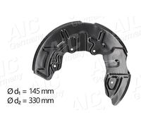 AIC Ankerblech Spritzblech Disco Freno Davanti Destro Per Audi A4 8EC B7 8E2