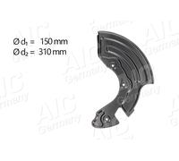 AIC Piastra di Ancoraggio Lamiera Paraspruzzi Disco Freno Frontale SX per VW