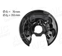 AIC Piastra di Ancoraggio Lamiera Paraspruzzi Disco Posteriore Dx per VW Audi