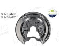 AIC Piastra di Ancoraggio Lamiera Paraspruzzi Disco Posteriore Dx per VW di Audi