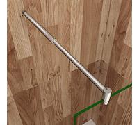 AICA Barra Stabilizzatrice regolabile Per Box Doccia Parete Fissa Da Bagno In Alluminio Cromato Lucido Lunghezza 70-120cm adatta Per Vetro 6/8mm Spessore