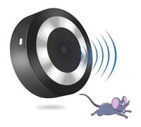 AICARGER Repellente per topi ad ultrasuoni + dissuasore elettronico per topi elettromagnetico per interni, con presa di corrente, dissuasore elettronico per ratti contro i topi con luce notturna