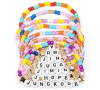 AICase Braccialetti ispirati ai BTS Merch Regali Giocattoli 7 braccialetti