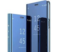 AICase Clear View Standing Galaxy S8 Plus Custodia Smart luxury Mirror Pelle Leather Magnetic Flip Stand Protective Cover Case for Galaxy S8 Plus