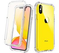 AICase Coque iPhone XS Max 360, de qualité Militaire, Coque de Protection Integrale antichoc avec protection d'écran intégré pour iPhone XS Max