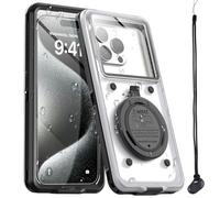 AICase Custodia Impermeabile per Telefono, Funzione di Controllo Ripiano Universale Custodia Subacquea Borsa Asciutta Gadget da Spiaggia Regali per iPhone 15 14 13/Samsung/Android