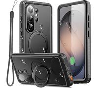 AICase Custodia magnetica per Samsung Galaxy S26 Ultra,impermeabile, Magsafe[Supporto invisibile ad anello e protezione per lo schermo], IP68,resistente alle cadute,antipolvere,Real 360 protettiva