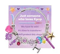 AICase per Kpop Bracciali Merch Regali Giocattoli Stuff Bracciali Ispirati Amicizia K_Pop Outfit Cosplay Costume Merchandise Gioielli Regali per Fan Donne Compleanno Calza di Natale