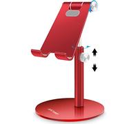 AICase Supporto Tablet/Telefono, universale regolabile supporto per iPad Pro 10.5/9.7/12.9, iPad Air, iPad Mini 2/3/4, iPhone, Samsung Tab, altri smartphone e tablet [4-12.9 pollici]-rosso