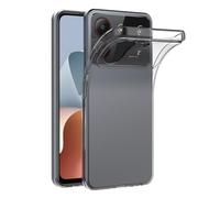 AICEK Compatible con ZTE Blade A54 4G Cover, Trasparente Silicone Custodia per ZTE Blade A54 4G Cover Protettiva Molle di TPU Bumper Case Sottile