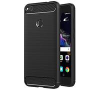 AICEK Nero Custodia P8 Lite 2017 Silicone Molle Black Cover per Huawei P8 Lite 2017 Soft TPU Case 5.2 Pollici