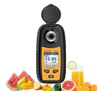Aicevoos Q6 Rifrattometro Brix Digitale, Mostimetro per Vino, Rifrattometro UVA Compensazione Automatica della Temperatura Gamma Rifrattometro Brix 0-35%,±0,2% Precisione