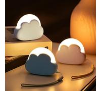 Aicharynic 1 Pezzi Luce Notturna Bambini, Lucina Notte Bambini Luce Notturna LED USB Ricaricabile Lucina Notturna per Camera Bambini Cameretta Regalo Mamma Neonato-Luminosità Regolabile,Blu