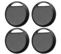 Aicharynic Air Tag Key Finder, set di 4 dispositivi di localizzazione Air Tracker Tag iOS Mini Tracker compatibile con Apple dove si trova, chiave Finder bagaglio da viaggio per chiavi e valigie (nero