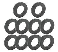 Aicharynic Magneti ad anello, Ø 45 mm x 22 mm x 8 mm, magnete ad anello in ferrite con foro, anello magnetico, resistente, con foro per industria, fai da te, progetti scientifici